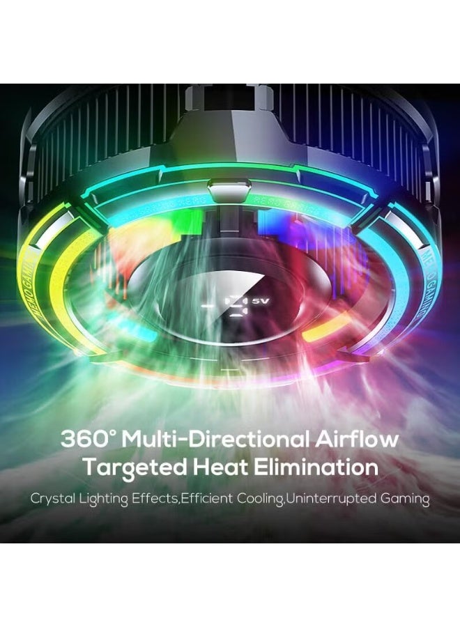 Memo CX15 Mobile Phone Gaming Cooler Special Edition – Ultra-Slim Ice Vein Cooling Technology with RGB Lighting – High-Performance Clip-On Cooler for Smartphones & Gaming Devices - Image 1