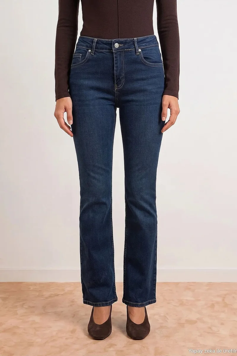 Dilvin Dark Blue Denim DILVIN Women's Jeans for Women | Best Price UAE