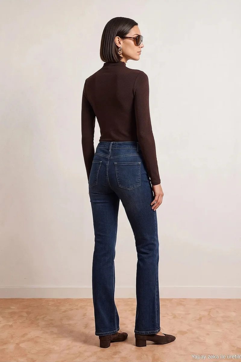 Dilvin Dark Blue Denim DILVIN Women's Jeans for Women | Best Price UAE