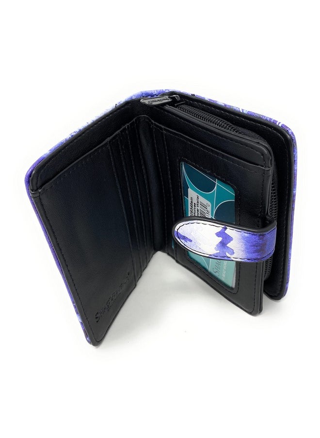 Shag Wear Mystic Wolves Stylish Small Animal Wallet For Women Vegan Faux Leather 4.5  - Image 5