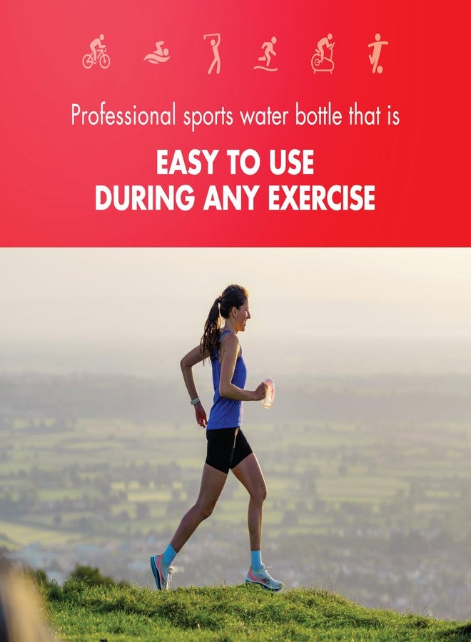 HIGH5 Running Handheld Water Bottle 350ml - BPA Free Leakproof Sports Bottle for Running, Gym & Training, Lightweight Reusable Hydration Bottle, Dishwasher Safe - Image 3