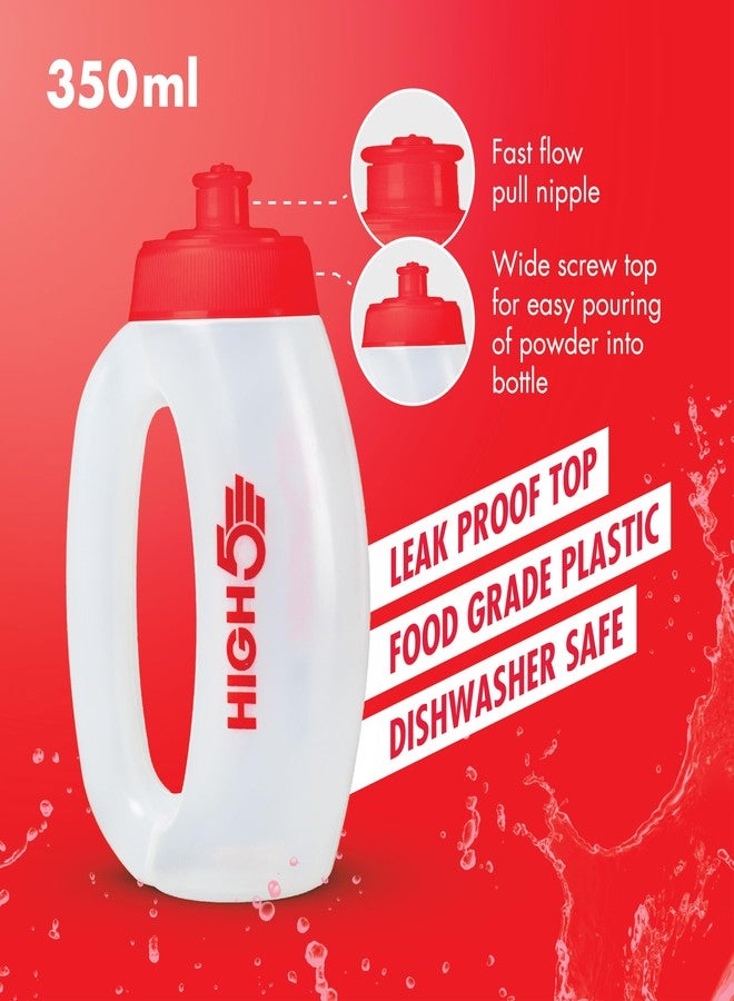 HIGH5 Running Handheld Water Bottle 350ml - BPA Free Leakproof Sports Bottle for Running, Gym & Training, Lightweight Reusable Hydration Bottle, Dishwasher Safe - Image 2