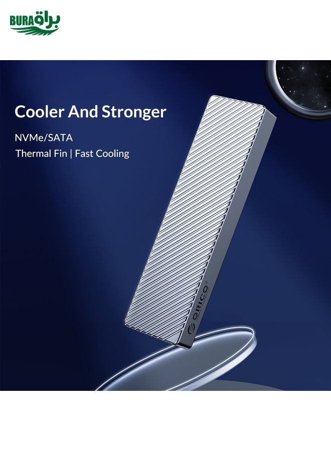 BURAQ ORICO M211C3-RG M.2 NGFF SSD enclosure(Gold) - Image 3