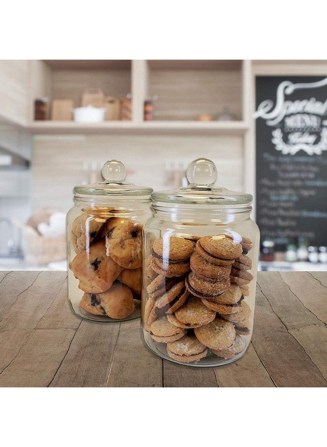 Anchor Hocking Heritage Hill Glass Cookie/Candy Jar (Glass 1/2 Gallon) - Image 3