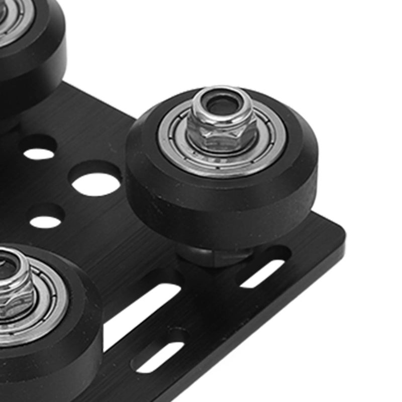 V Wheel Plate Pulley Kit Aluminum Alloy Low Friction V Style Slot Support Plate for CNC Machine Tool - Image 5