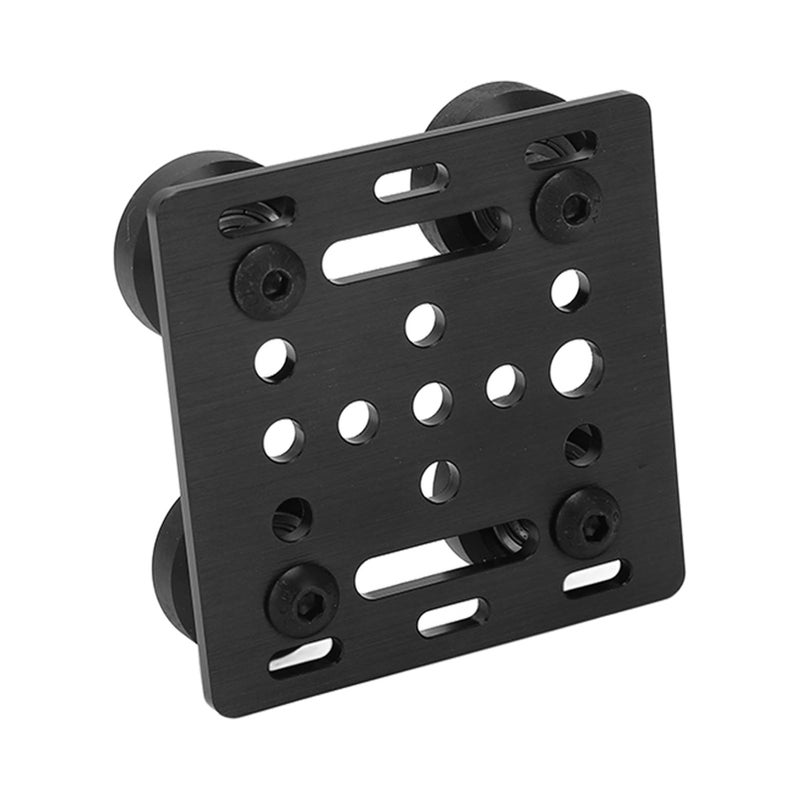 V Wheel Plate Pulley Kit Aluminum Alloy Low Friction V Style Slot Support Plate for CNC Machine Tool - Image 3