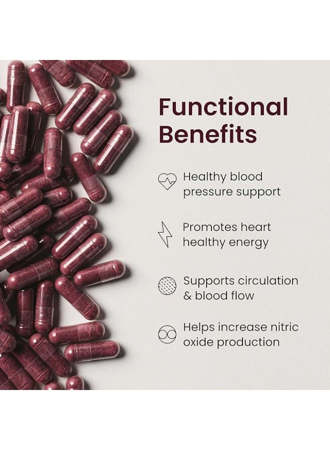Day Wins SuperBeets Beet Root Capsules Quick Release 1000mg, Helps Support Nitric Oxide Production, Pressure, Heart Health, Contains Non-GMO Beetroot Powder, Studied Antioxidants 90 Capsules  - Image 5