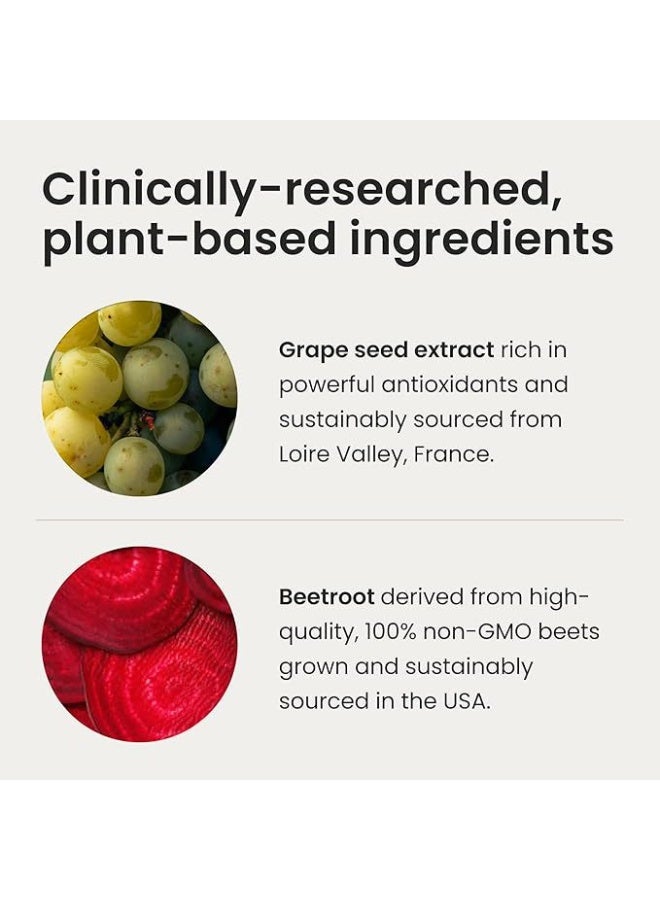Day Wins SuperBeets Beet Root Capsules Quick Release 1000mg, Helps Support Nitric Oxide Production, Pressure, Heart Health, Contains Non-GMO Beetroot Powder, Studied Antioxidants 90 Capsules  - Image 3