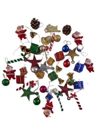 Lazybeee LAZYBEEE Artificial Mini Christmas Tree 24inch Small Christmas TreeTabletop Xmas Tree with Ornaments for Christmas Decorations  - Image 2