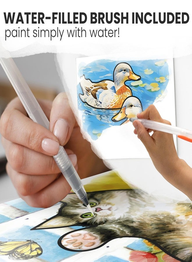 QUOKKA Water Painting Dementia Activities for Seniors - Farm Memories - Alzheimers Products for Elderly - Activities for People with Dementia - Crafts for Seniors - Image 2