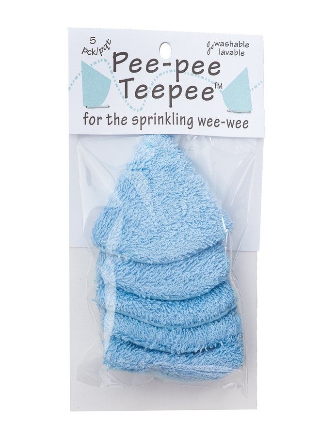 Beba Bean Pee-pee Teepee Terry Blue - Cello Bag,5 pack - Image 2