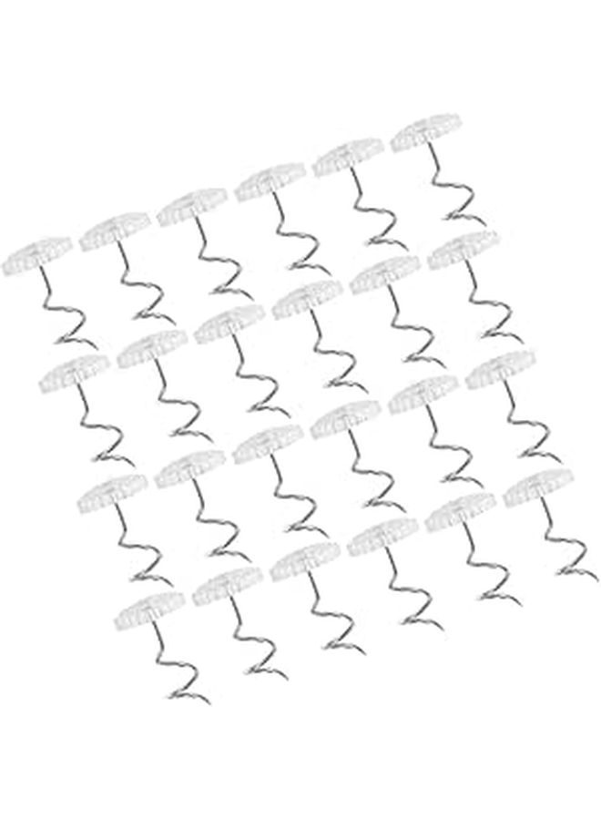50Pcs Plastic Spiral Sofa Nails Non Marking Upholstery Fixing Pins for Furniture Bedding Accessories - Image 1