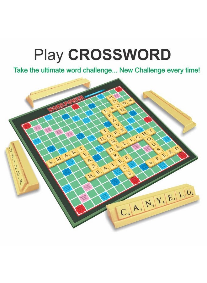 Toymate All The Best - A 2 in 1 Smart Brain Board Games Scrabble Crossword WordPower & Mental Math Math-A-Magic for 6+ Kids & Adults - Image 2