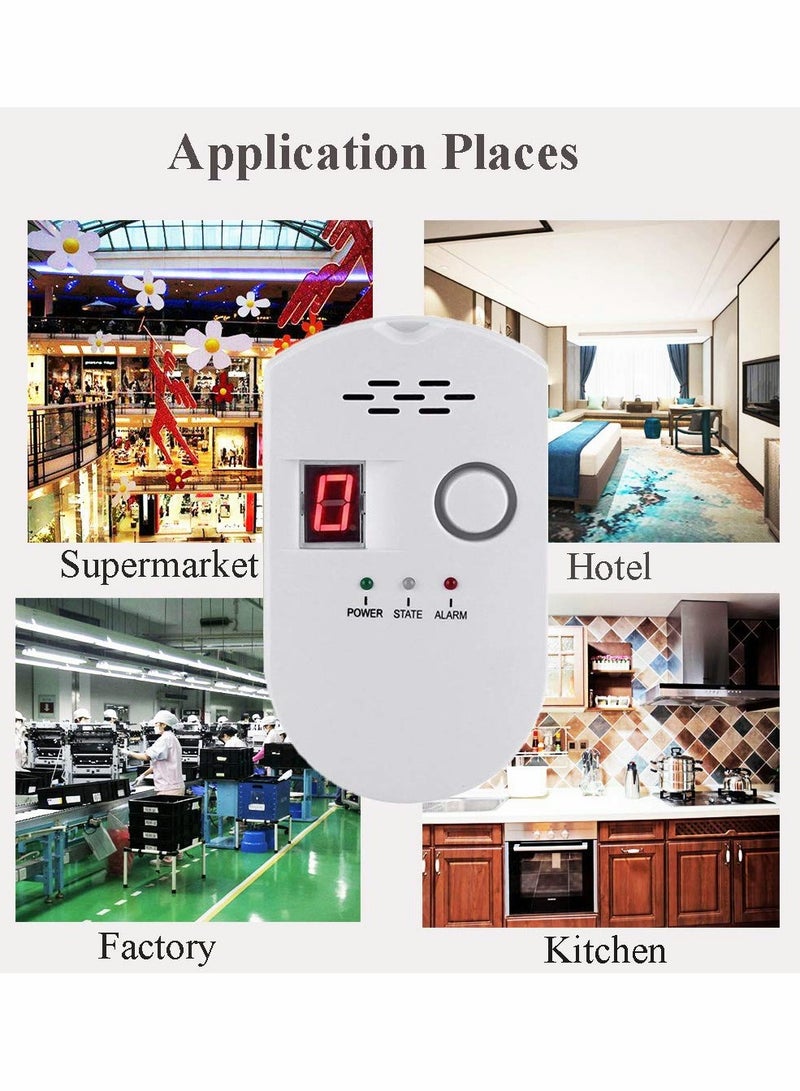 Ultra-Sensitive Natural Gas Detector with Digital Display - Flammable Gas Pipeline Alarm Sensor for Enhanced Safety and Detection - Image 4