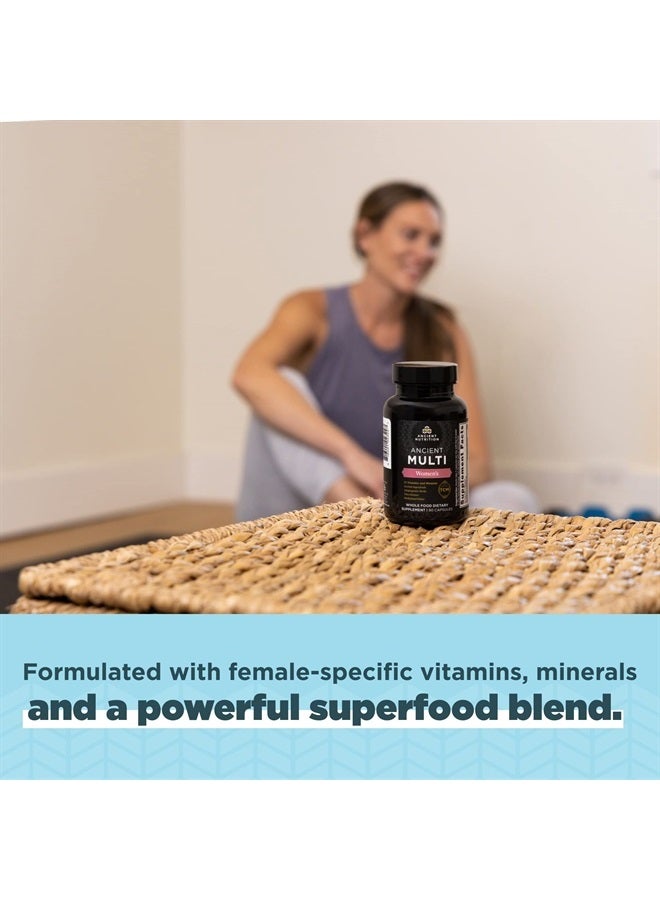 Ancient Nutrition Multivitamin for Women, Multi Women's, Vitamin D, C, B12, Zinc, Magnesium, Supports Healthy Immune System and Bone Health, 90 Ct - Image 5