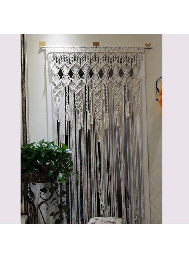 Bluejw Factory Handmade Cotton Rope Woven Tapestry Door Curtain Fabric Home Decoration Curtain Variety Of Nordic Bohemian Style  - Image 1
