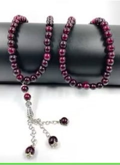 Natural Red Agate Stone 99 Beads Tasbih
