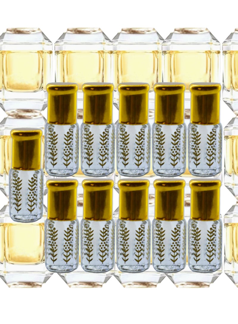 11 قطع زيت عطري باراديسو نسائي الشفاف الأصلي 3مل