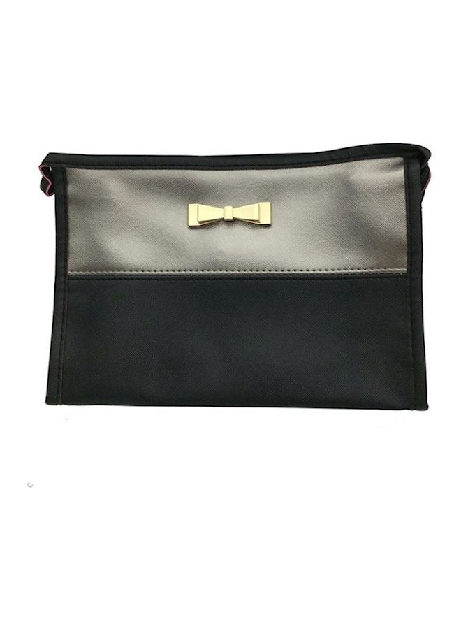 نيبمينينت حقيبة ماكياج ومستحضرات تجميل مزينة بعقدة فيونكة متعدد الألوان