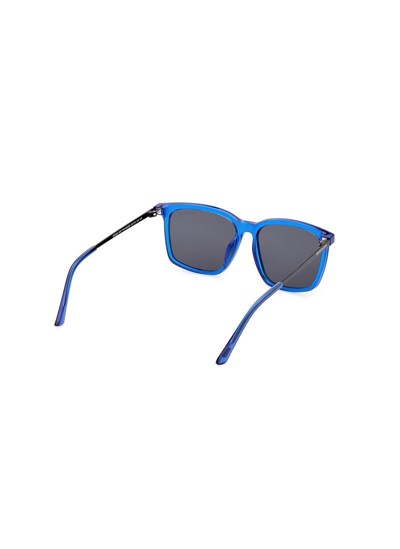 SKECHERS - Men's Polarized Square Sunglasses - SE628290D53 - Lens Size: 53 Mm - Image 1