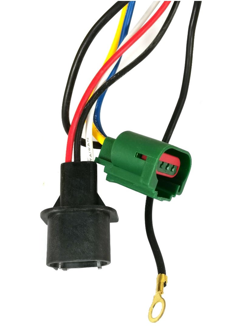Generic - 9008/H13 Hi-Grade Headlamp Wiring Harness Kit with Relays – High-Output Tune-Up Set, Multiple pins , High Quality Taiwan headlamp conversion kits - Image 1