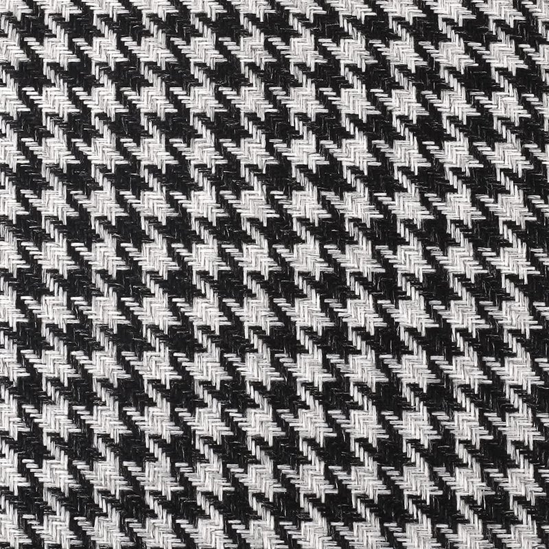 Yeiotsy 2pcs Houndstooth Throw Pillow Covers Geometric Cushion Case for Couch Sofa Bed and Chair Made of Cotton and Linen (18 X 18 Inches  Black) - Image 4