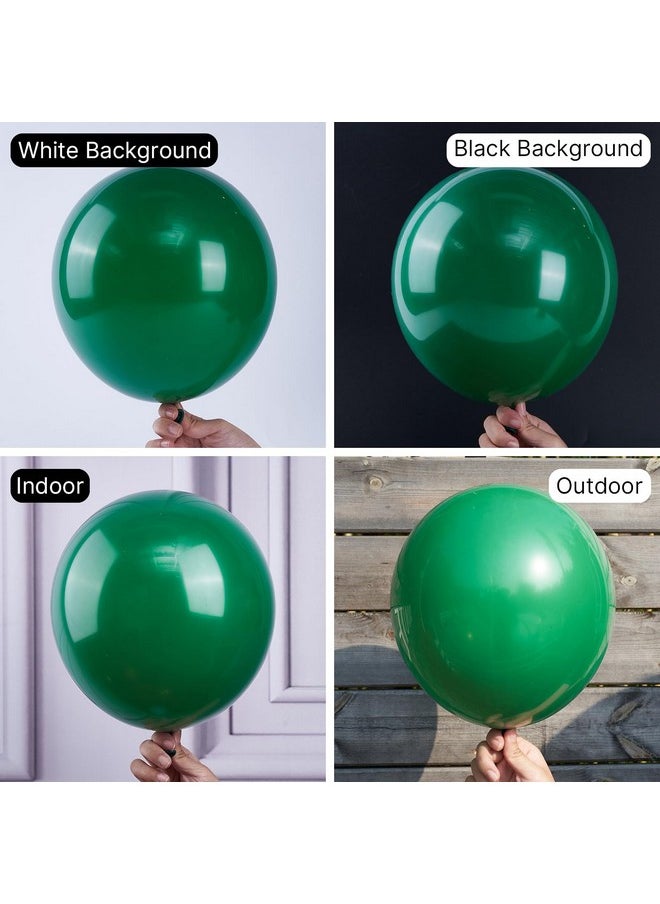 PartyWoo Hunter Green Balloons, 127 Pcs Dark Green Balloons Different Sizes Pack Of 36 Inch 18 Inch 12 Inch 10 Inch 5 Inch Deep Green Balloons For Balloon Garland Arch As Party Decorations, Green-Y56  - Image 3