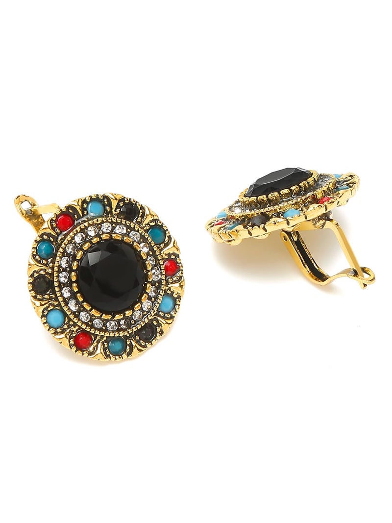 YouBella Jewellery for Women Celebrity Earrings Ear Rings for Girls and Women (YBEAR_33354) (Multi-Color) - Image 4