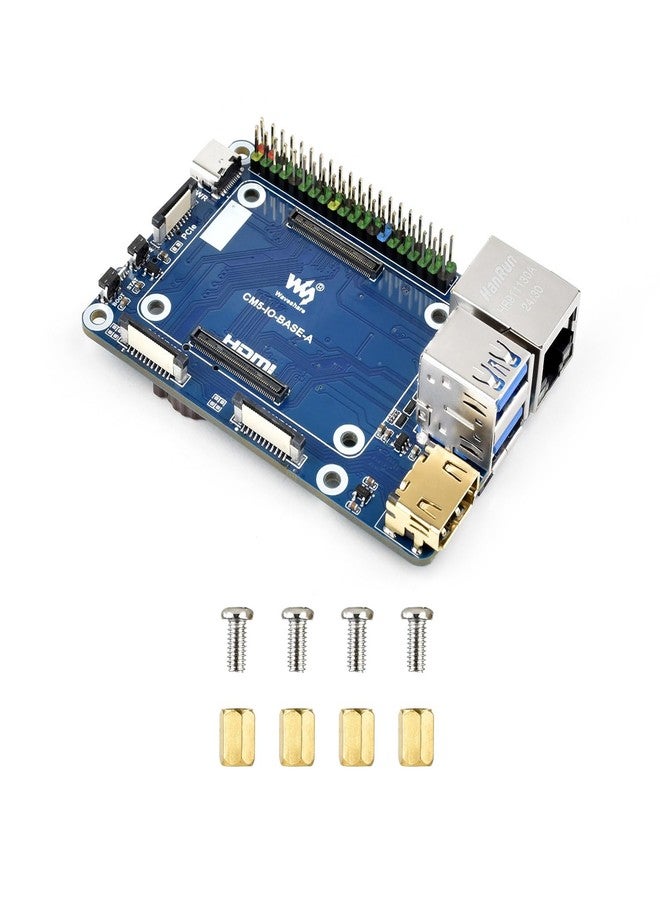 Waveshare CM5 Mini Base Board (A) Designed, Compatible with Raspberry Pi Compute Module 5 - Image 1