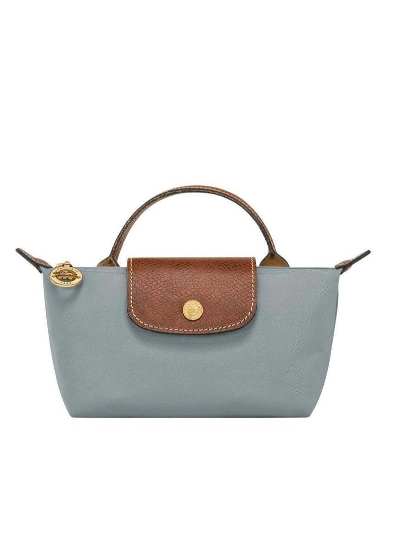 PRO Women's Mini Makeup Bag, Handbag, Shoulder Bag Steel Grey Classic  - Image 1