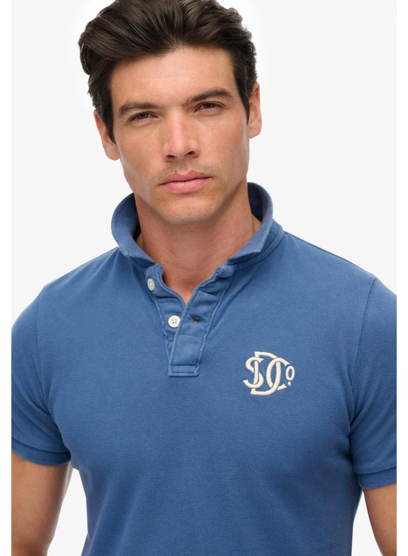 Superdry Vintage Athletic Embroidered Polo Shirt