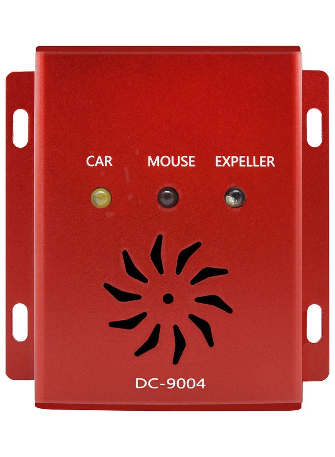 NIBEMINENT Ultrasonic Car Mice Repeller Red  - Image 1