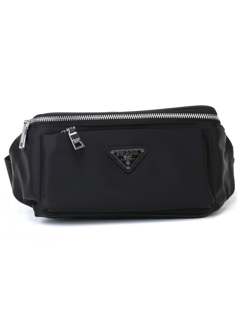 Prada Linea Rossa Prada Milano Nylon Spirit Waist Belt Black Bag Men  - Image 1