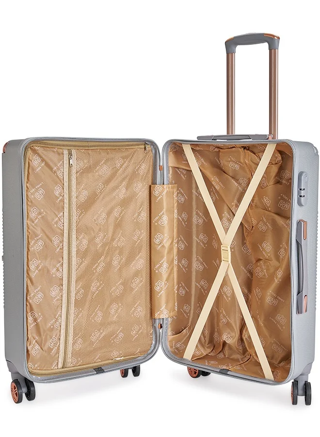 LIMRA Luggage set 5 pieces travel Bags with a distinctive design from limra silver