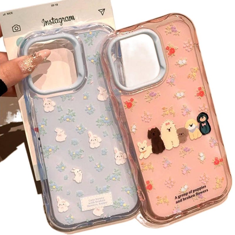 Protective Case, Drop Protection, Two-Tone Design, Shockproof Cover for iPhone 12, Pink - Image 2