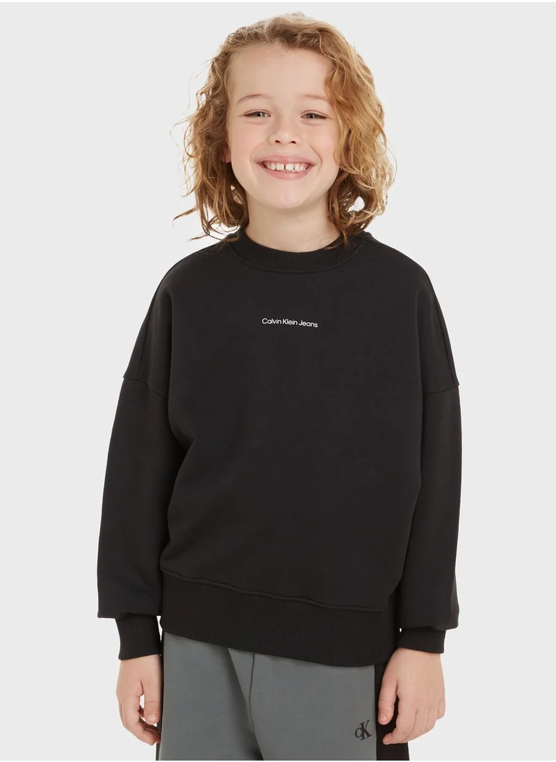 Calvin Klein Jeans Youth Logo Sweatshirt