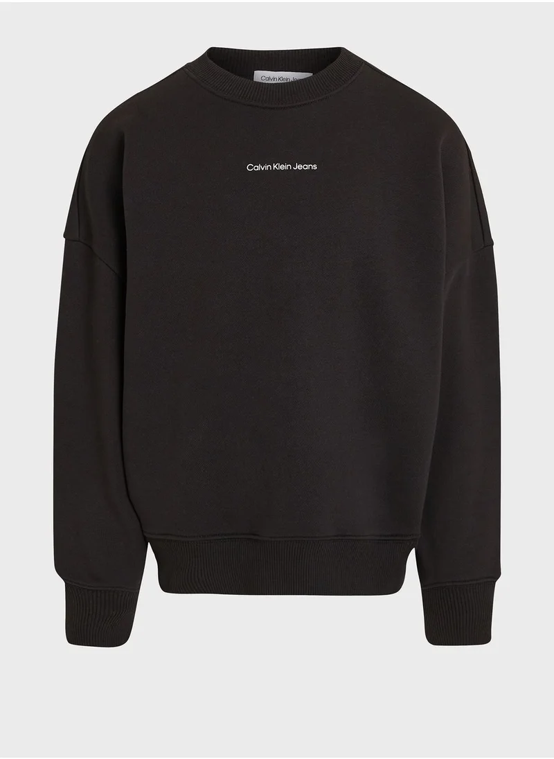 Calvin Klein Jeans Youth Logo Sweatshirt
