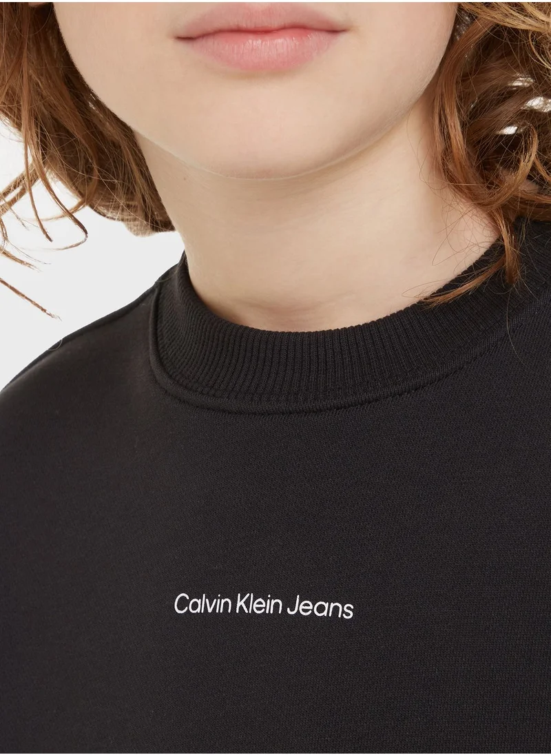 Calvin Klein Jeans Youth Logo Sweatshirt