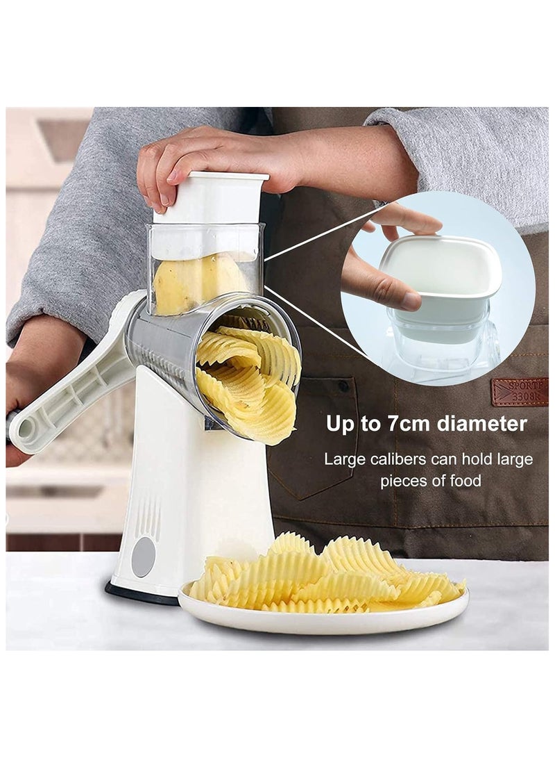 Vegetable Chopper,Onion Chopper,Kitchen Mandoline Food Chopper,Vegetable Slicer Dicer Cutter,Mandoline Slicer Vegetable Slicer Salad Chopper,Carrot and Garlic Chopper - Image 2