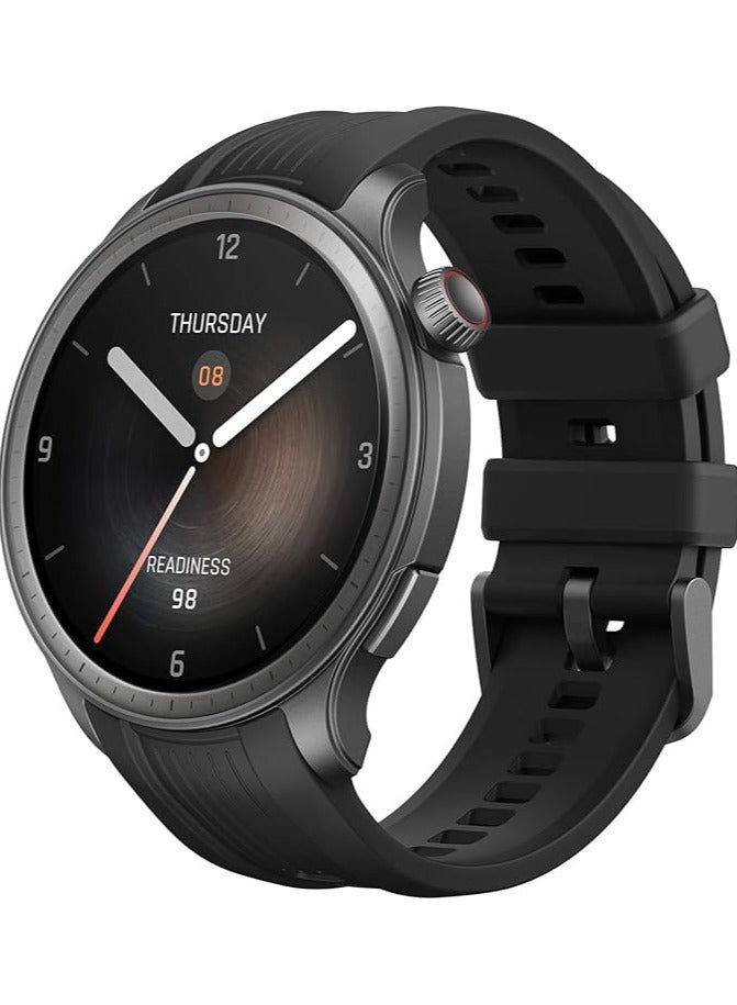 Amazfit Balance Smart Watch Fitness Trainer Sleep Health Tracker with Body Composition GPS Alexa Support Bluetooth Calls Built-in 14-Day Battery 1.5-Inch Amulet Screen New Release (Black) - Image 1