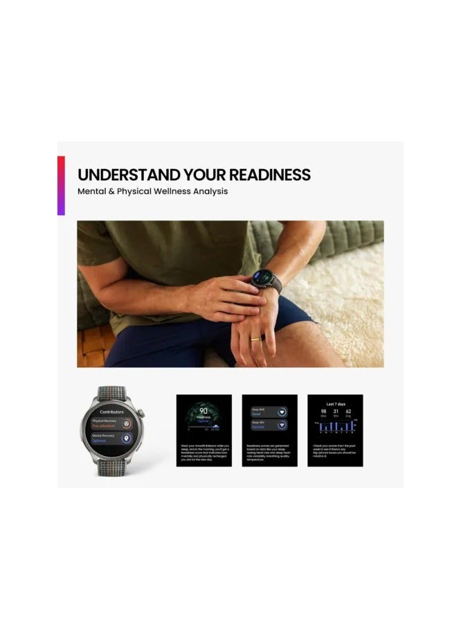 Amazfit Balance Smart Watch Fitness Trainer Sleep Health Tracker with Body Composition GPS Alexa Support Bluetooth Calls Built-in 14-Day Battery 1.5-Inch Amulet Screen New Release (Black) - Image 5