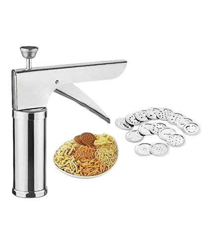 NILOOO ENTERPRISE NILOOO ENTERPRISE Stainless Steel Kitchen Press with Different Types of Jalies  - Image 1