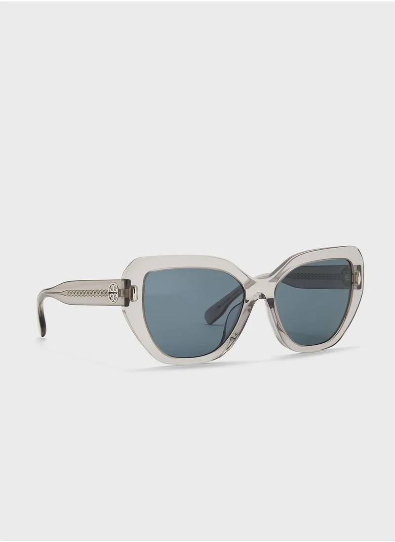 Tory Burch 0Ty7194U Oversized Sunglasses