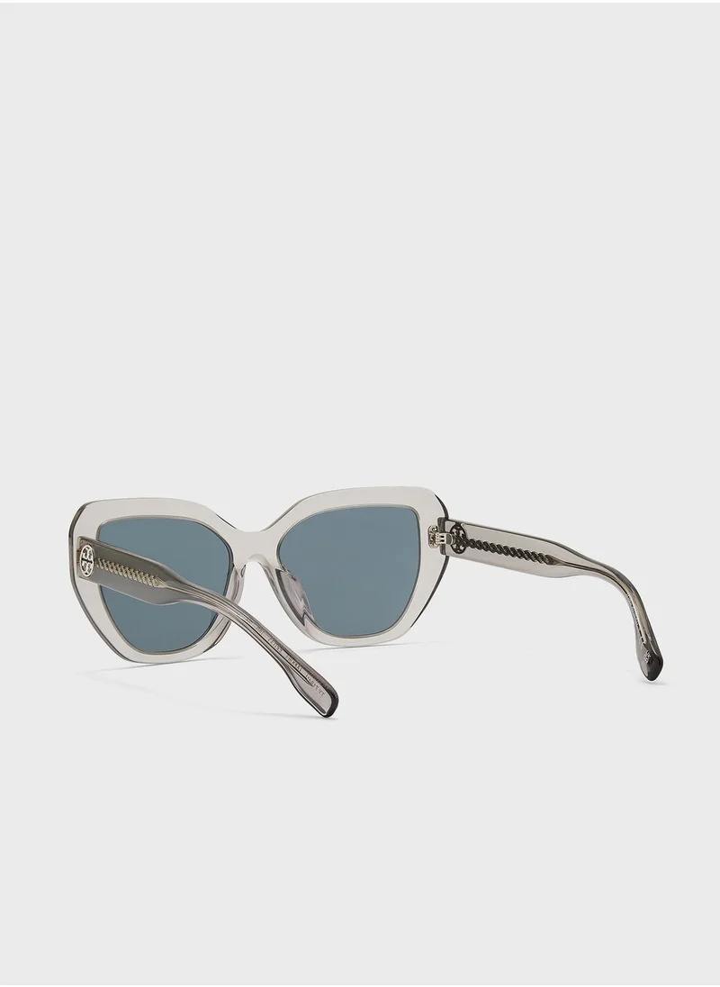 Tory Burch 0Ty7194U Oversized Sunglasses