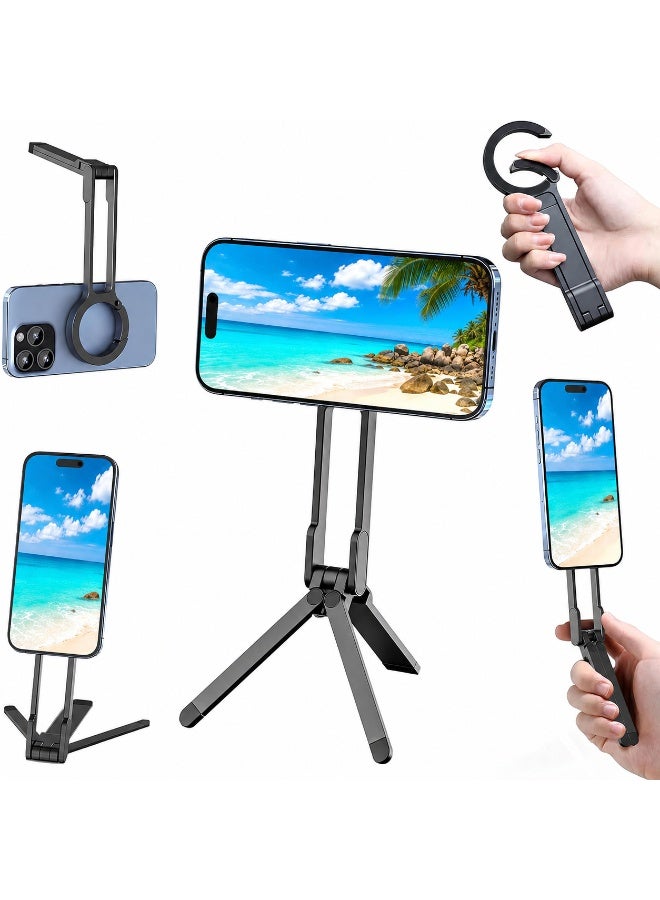 AMROAH AMROAH Steel Mini Magnetic Phone Tripod Stand ZF9704EACE7BCF03AEC66Z