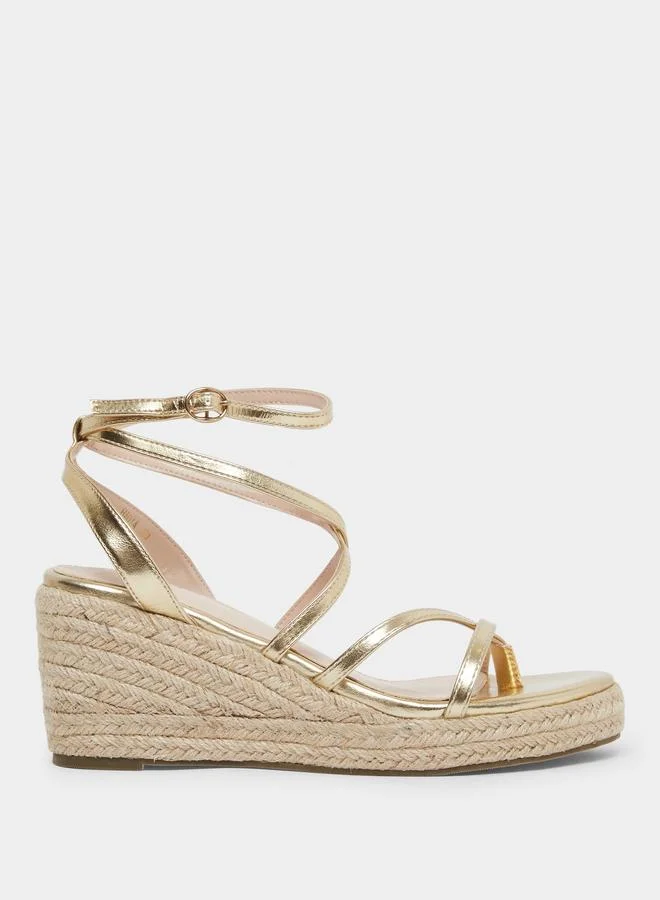 RAID Raid Hadia Strappy Wedge Sandals