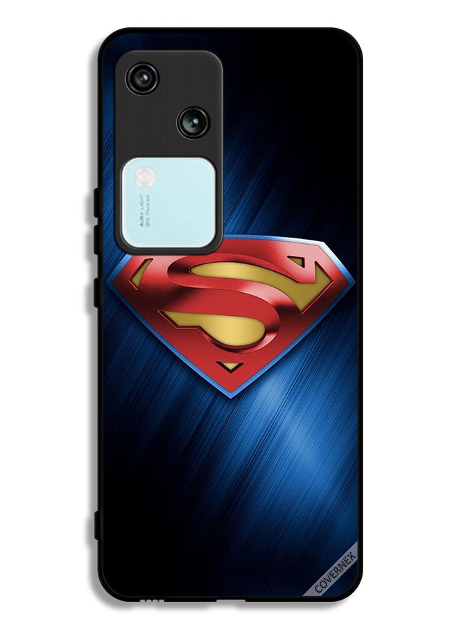Covernex Vivo S18 5G Protective Case Cover Superman Logo - Image 1