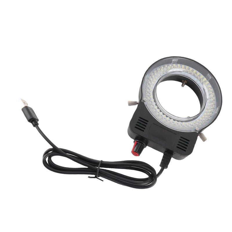 USB LED Illumination Lamp For Stereo Microscope 144 White Lights Adjustable Brightness - Image 2