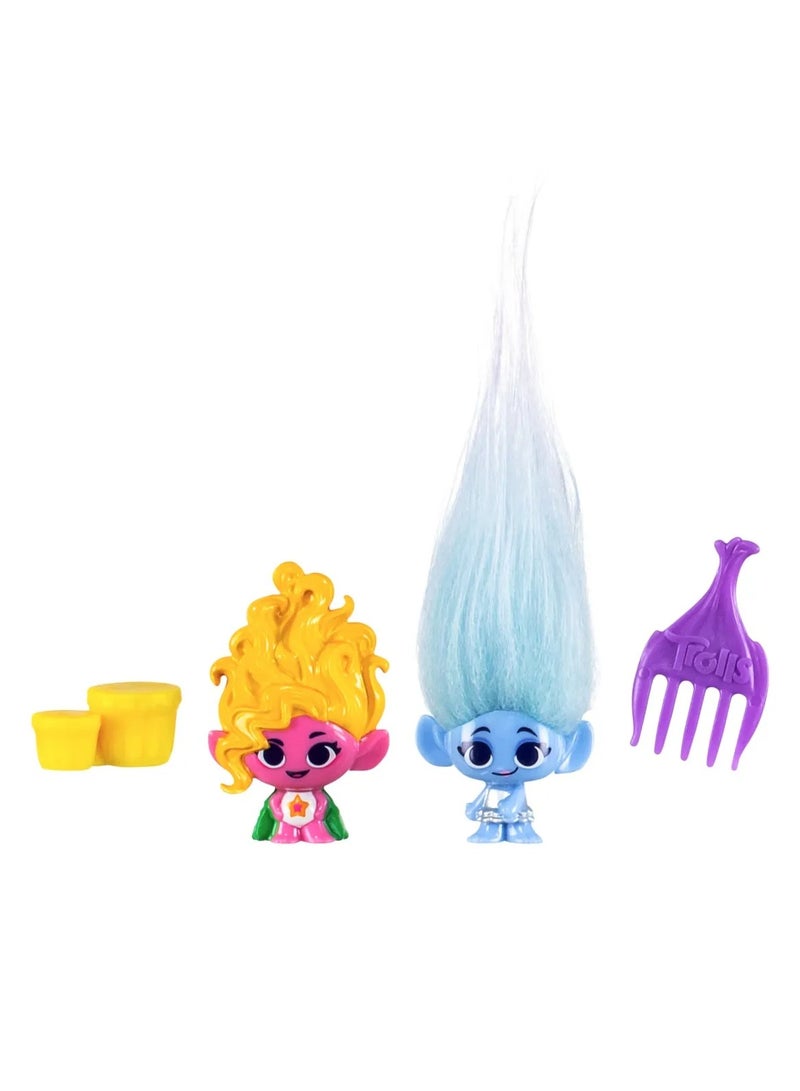 Trolls Series 1 Mineez Figures 2-Pack: - Image 2