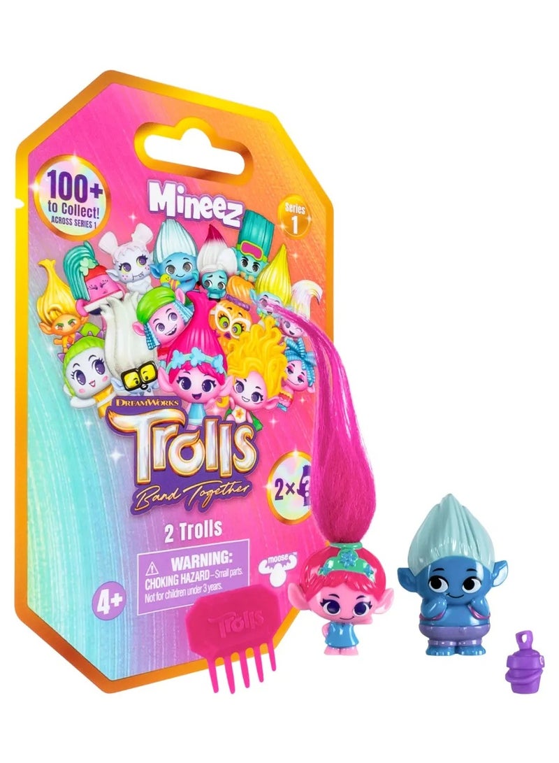 Trolls Series 1 Mineez Figures 2-Pack: - Image 1